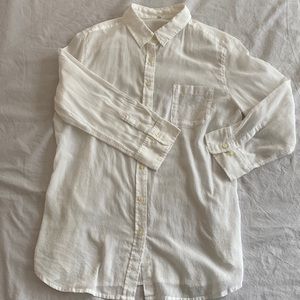 Muji White Shirt Size M